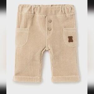 Mayoral Tan/Cream Corduroy Baby Pants